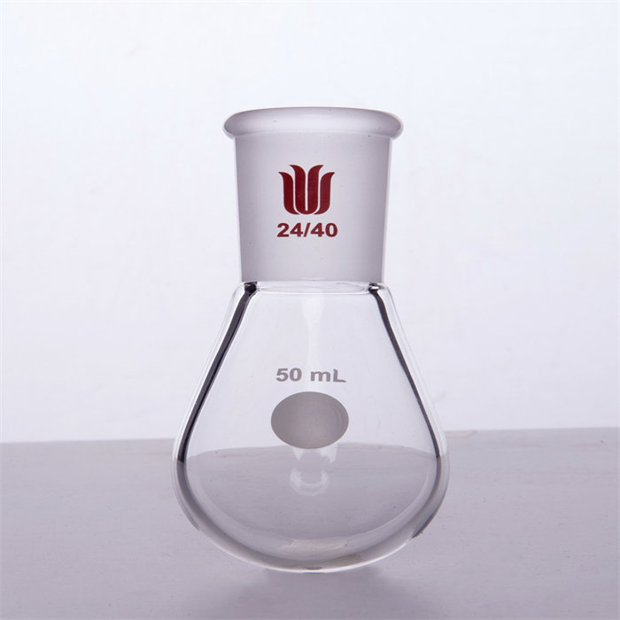茄形烧瓶 无底座 24# 50ml - 欣维尔