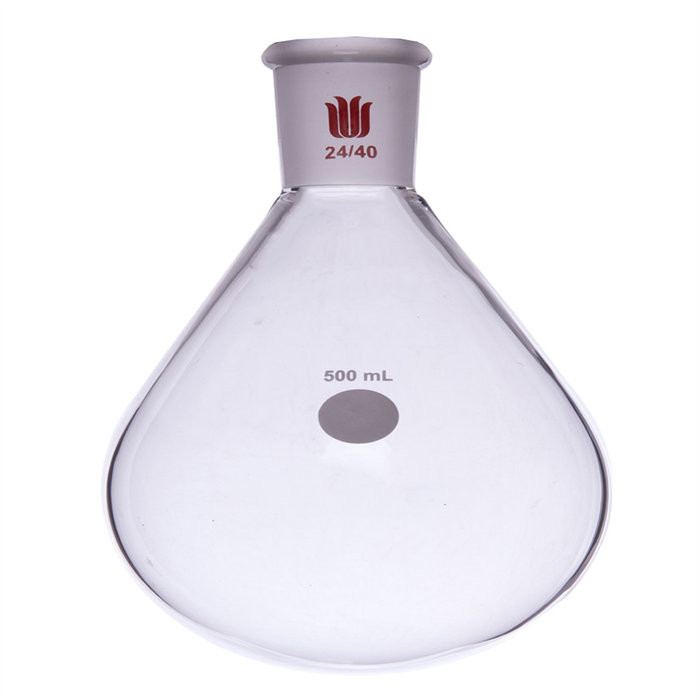 茄形烧瓶 无底座 24# 500ml - 欣维尔