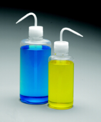 [LPE] 洗瓶，Teflon*FEP瓶体，Tefzel*ETFE螺旋盖/杆和吸管，500ml
