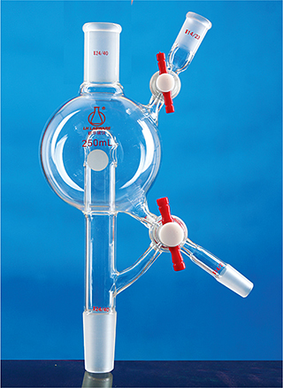 双四氟溶剂蒸馏头 250ml/24#24#19#
