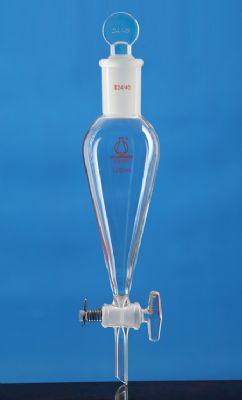 梨形分液漏斗 玻璃互换节门 60ml 14# - 联华