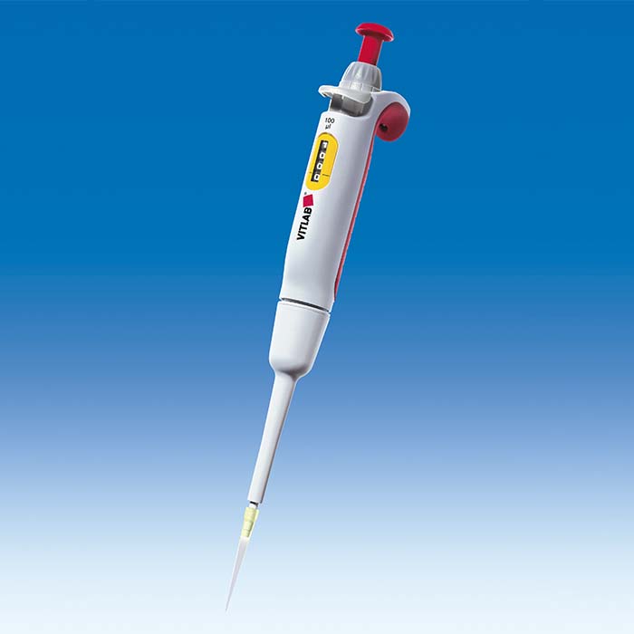 整支灭菌单道可调移液枪，20-200ul - Vitlab