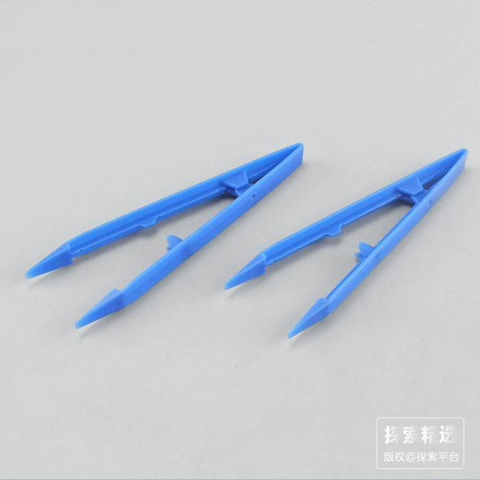 一次性塑料镊子 蓝色V型