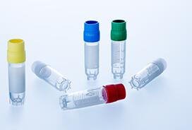 冻存管2ml，外旋，圆底，星形站立角，红色盖，有书写区，无菌 - Greiner/格瑞纳