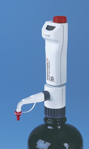 瓶口分液器 Dispensette S 数字可调 DE-M 标志 1-10ml 不带回流阀
