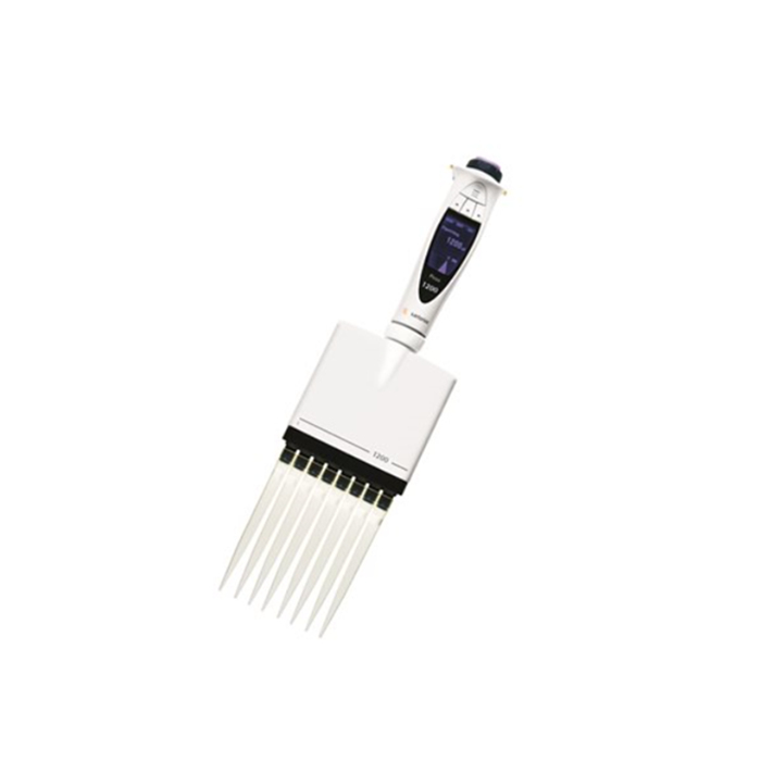 Picus 电动移液器， 8通道， 50-1200ul