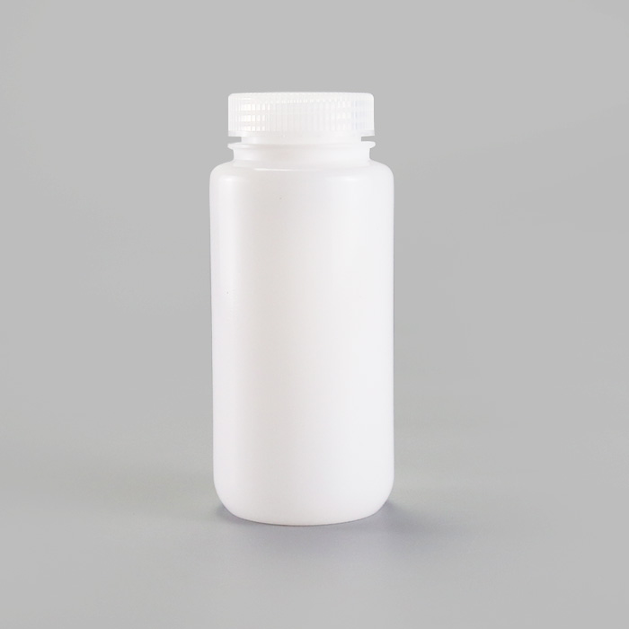塑料广口瓶，HDPE，500ml，本白，无酶，免洗，防漏设计无内盖，灭菌 - ACESUN艾斯琳