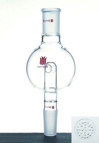 防溅球 具多孔板及回流孔 24/40-14/20 100ml