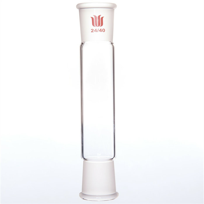 双内磨口连接接头 24/40 磨口间距（不含磨口)：120mm