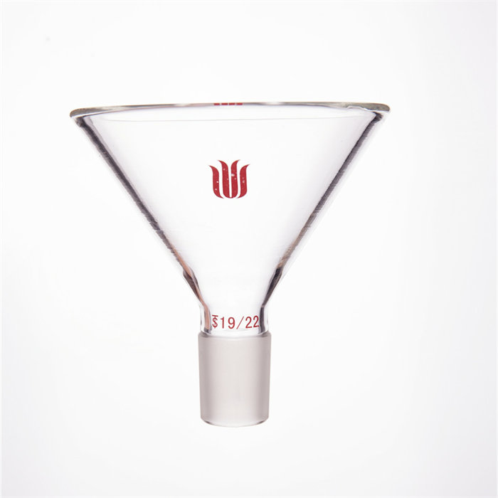 三角漏斗 上部直径：75mm，磨口：19/22 - 欣维尔
