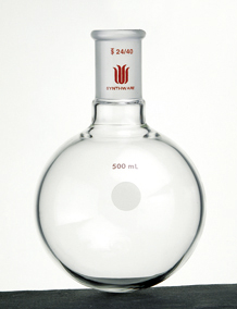 单颈圆底球瓶 厚壁高强度 磨口：14/20 250ml - 欣维尔