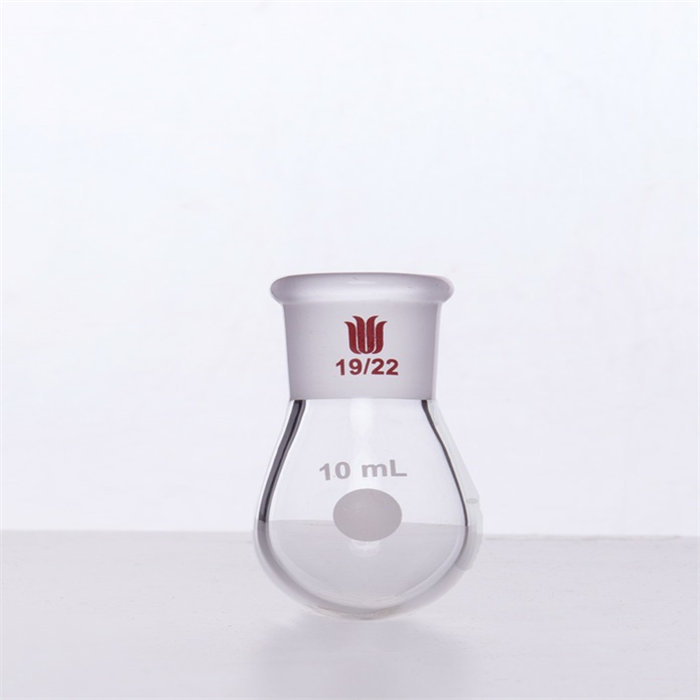 厚壁茄型瓶 高强度 磨口：19/22 10ml - 欣维尔