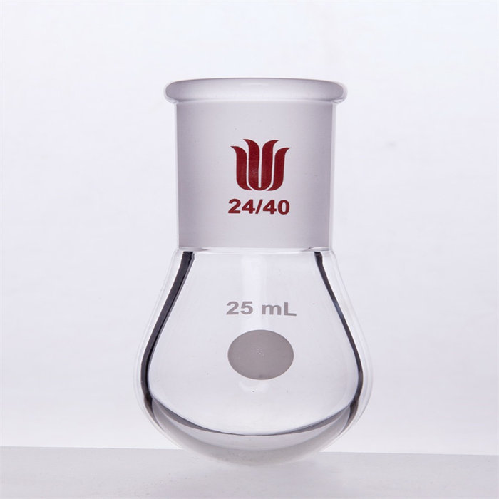 厚壁茄型瓶 高强度 磨口：24/40 25ml - 欣维尔