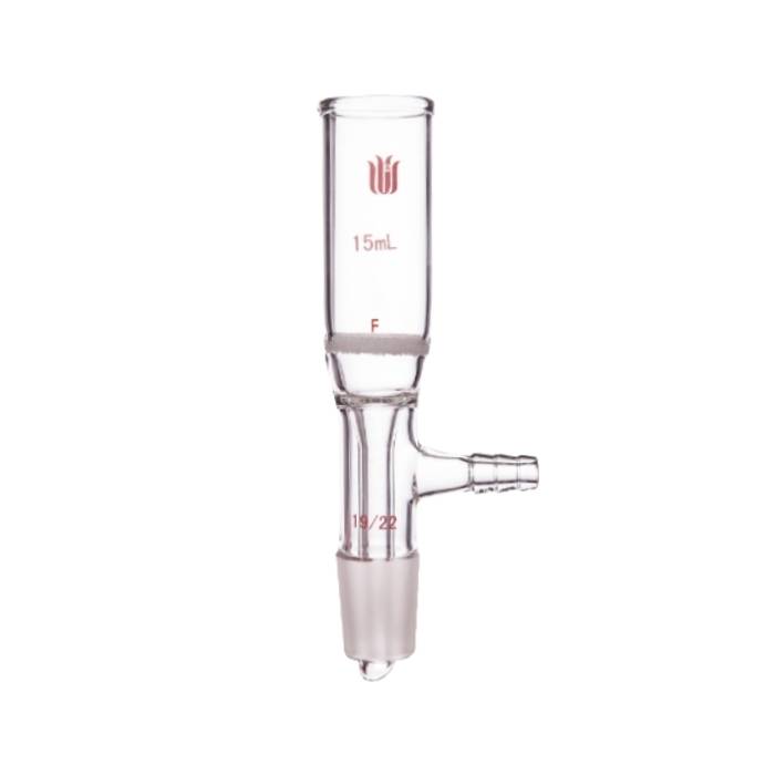 具磨口砂芯布什漏斗 15ml，磨口：19/22，G4砂板 - 欣维尔