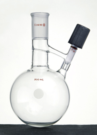 溶剂存储转移球瓶 磨口：24/40 250ml 4mm高真空阀