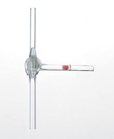 玻璃T型节门 20/44 孔径：6mm
