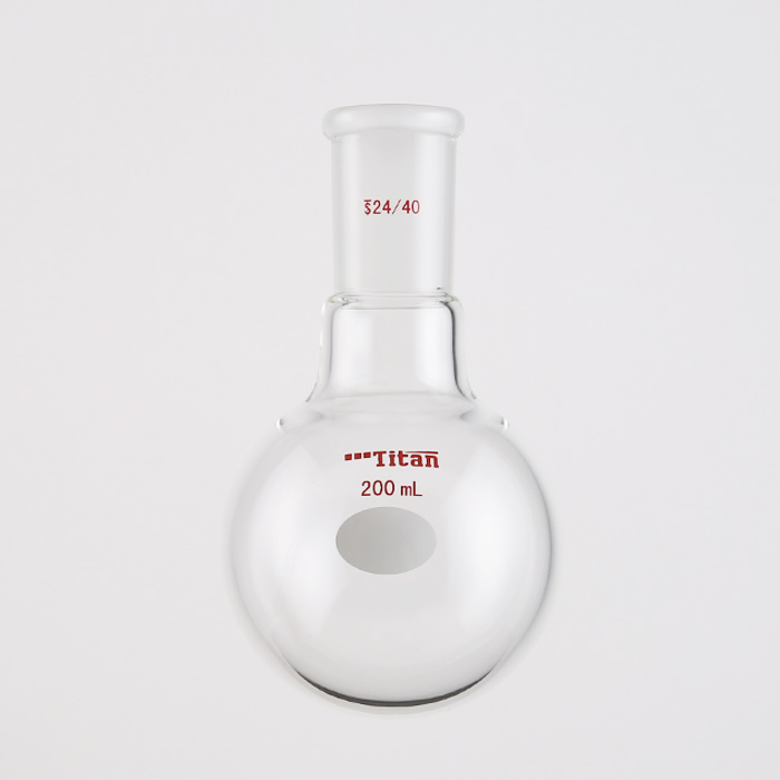 单颈圆底球瓶 厚壁高强度，磨口：24/40，200ml 特优级 爆款 - ACESUN艾斯琳