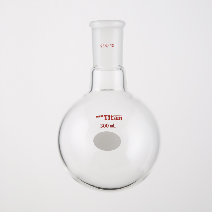 单颈圆底球瓶 厚壁高强度，磨口：24/40，300ml 特优级 - ACESUN艾斯琳