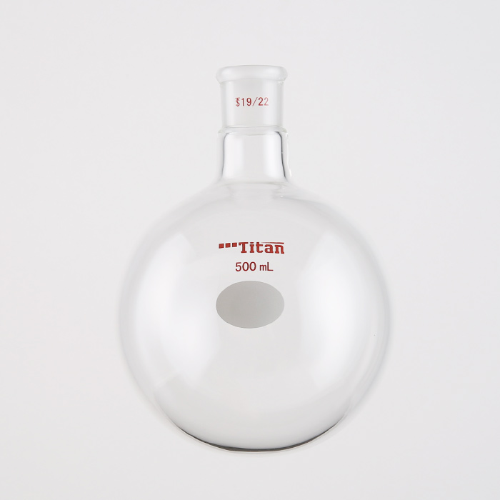单颈圆底球瓶 厚壁高强度，磨口：19/22，500ml 特优级 爆款 - ACESUN艾斯琳
