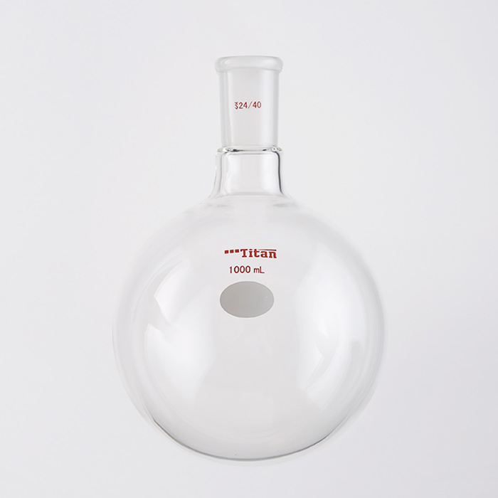 单颈圆底球瓶 厚壁高强度，磨口：24/40，1000ml 特优级 爆款 - ACESUN艾斯琳