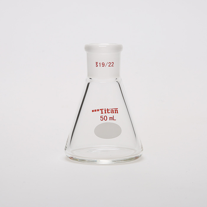 具磨口三角瓶 厚壁高强度 磨口：19/22 50ml 特优级 爆款 - ACESUN艾斯琳