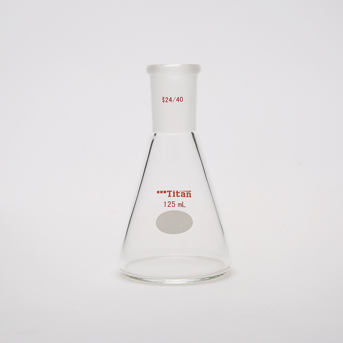 具磨口三角瓶 厚壁高强度 磨口：24/40 125ml 特优级 爆款 - ACESUN艾斯琳