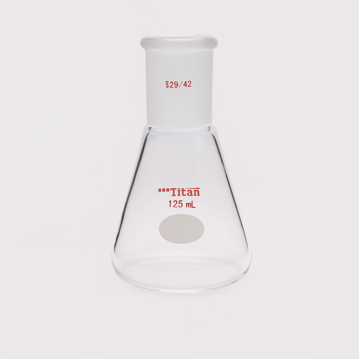 具磨口三角瓶 厚壁高强度 磨口：29/42 125ml 特优级 - ACESUN艾斯琳
