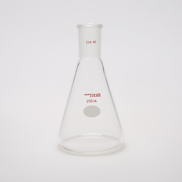 具磨口三角瓶 厚壁高强度 磨口：24/40 250ml 特优级 爆款 - ACESUN艾斯琳