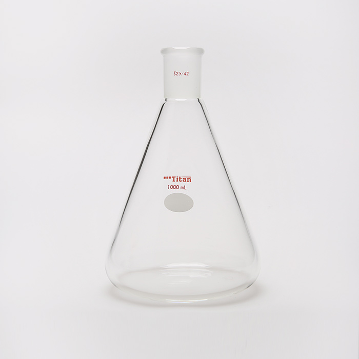 具磨口三角瓶 厚壁高强度 磨口：29/42 1000ml 特优级 - ACESUN艾斯琳