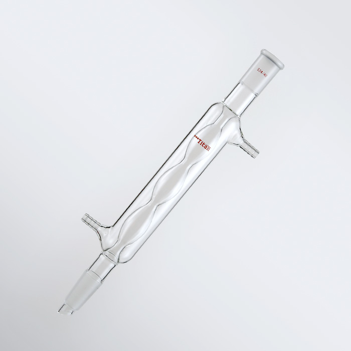 球型冷凝器 磨口:24/40,有效长度:200mm,小咀外径:10mm 特优级 爆款