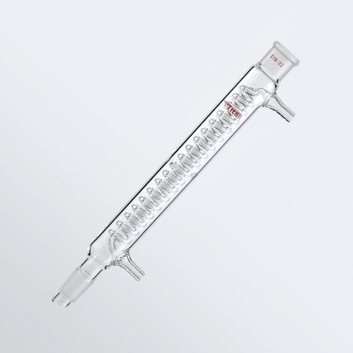 蛇型冷凝器 磨口:19/22,有效长度:200mm,小咀外径:8mm 特优级