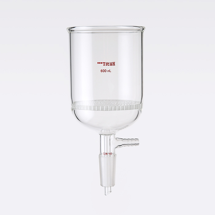 具玻璃板布什漏斗 磨口:24/40,600ml 特优级