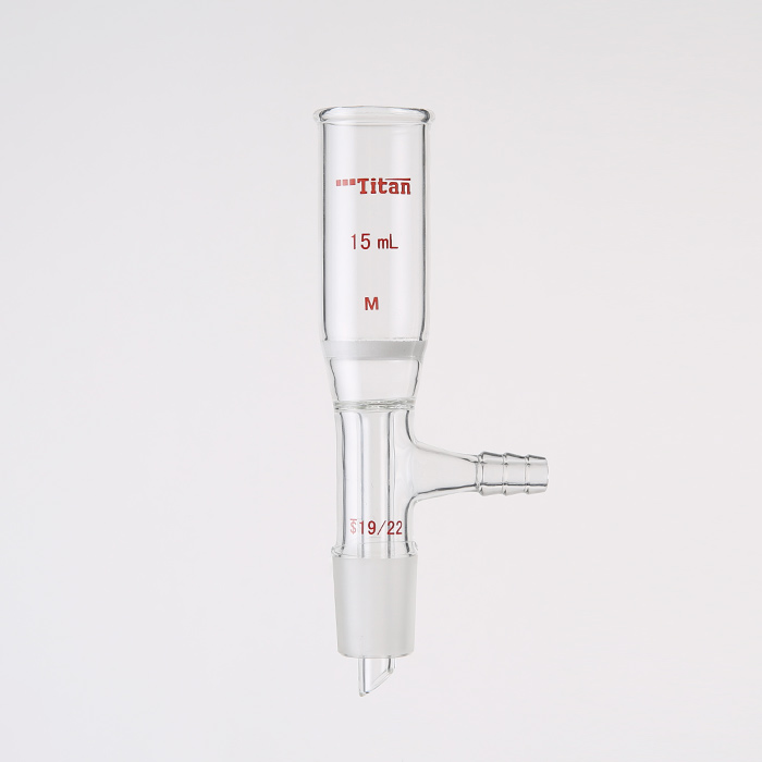 具磨口砂芯布什漏斗 15ml,磨口:19/22,G3砂板 特优级