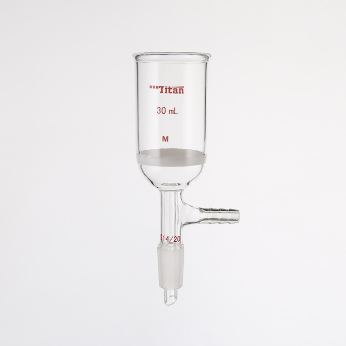 具磨口砂芯布什漏斗 30ml，磨口：14/20，G3砂板 特优级 - ACESUN艾斯琳