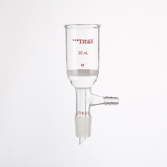 具磨口砂芯布什漏斗 30ml，磨口：19/22，G3砂板 特优级 - ACESUN艾斯琳