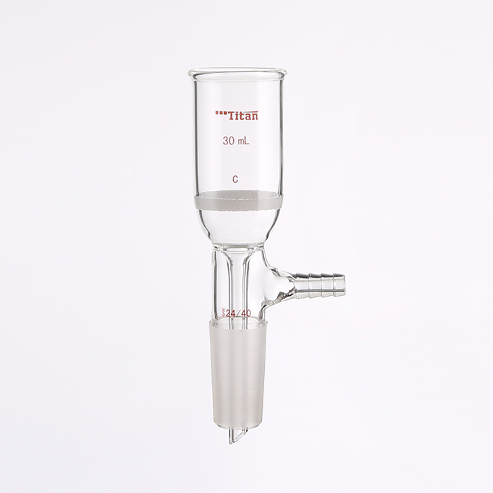 具磨口砂芯布什漏斗 30ml，磨口：24/40，G2砂板 特优级 - ACESUN艾斯琳