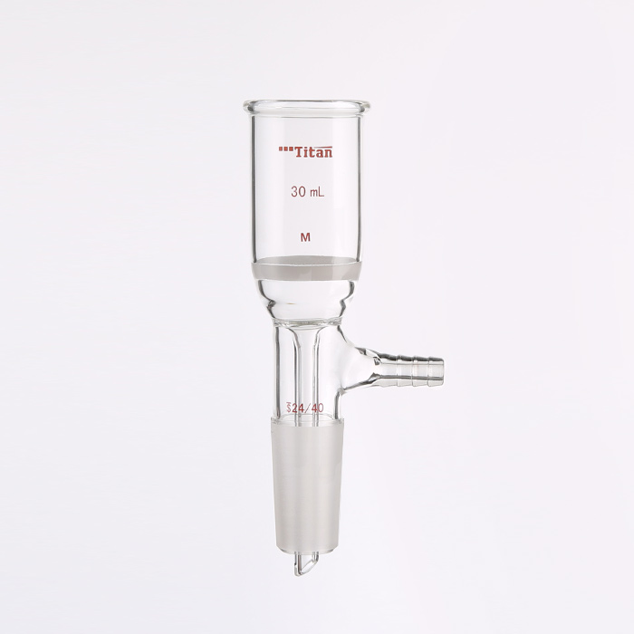 具磨口砂芯布什漏斗 30ml，磨口：24/40，G3砂板 特优级 - ACESUN艾斯琳