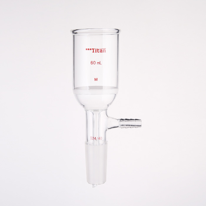 具磨口砂芯布什漏斗 60ml,磨口:24/40,G3砂板 特优级 爆款
