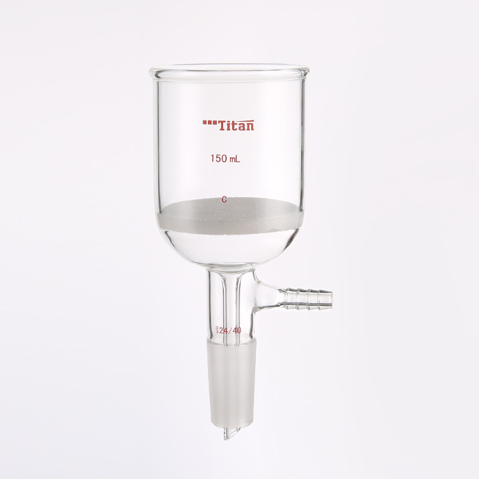 具磨口砂芯布什漏斗 150ml,磨口:24/40,G2砂板 特优级