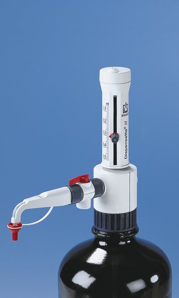 瓶口分液器 Dispensette S 游标可调 DE-M 标志 2.5-25ml 带回流阀