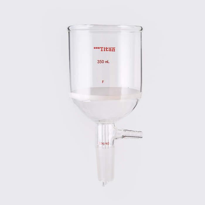 具磨口砂芯布什漏斗 350ml，磨口：24/40，G4砂板 特优级 - ACESUN艾斯琳