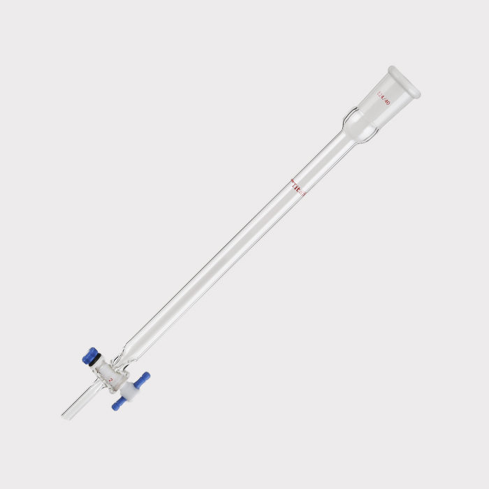 闪式层析柱 外径：17mm，有效长度：254mm，四氟节门孔径：2mm，24/40 特优级 - ACESUN艾斯琳