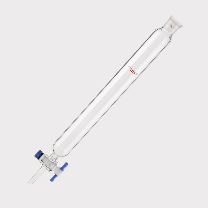 闪式层析柱 外径：32mm，有效长度：254mm，四氟节门孔径：2mm，19/22 特优级 - ACESUN艾斯琳