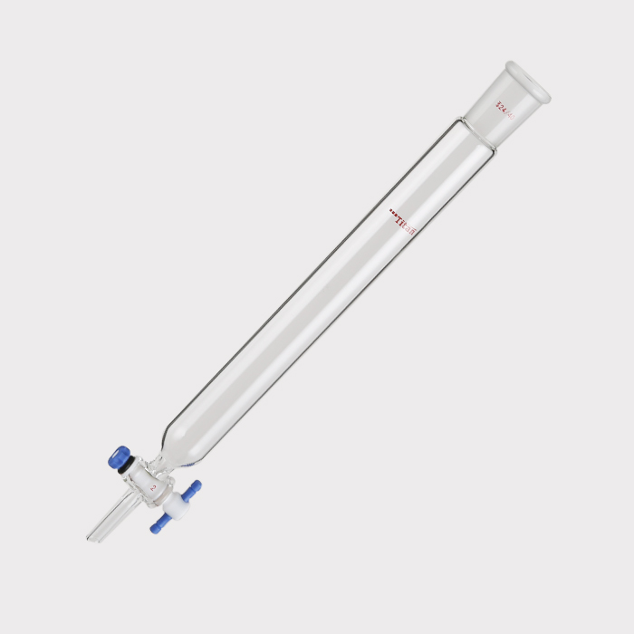 闪式层析柱 外径：32mm，有效长度：254mm，四氟节门孔径：2mm，24/40 特优级 - ACESUN艾斯琳