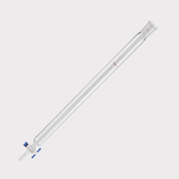 闪式层析柱 外径：32mm，有效长度：457mm，四氟节门孔径：2mm，24/40 特优级 - ACESUN艾斯琳