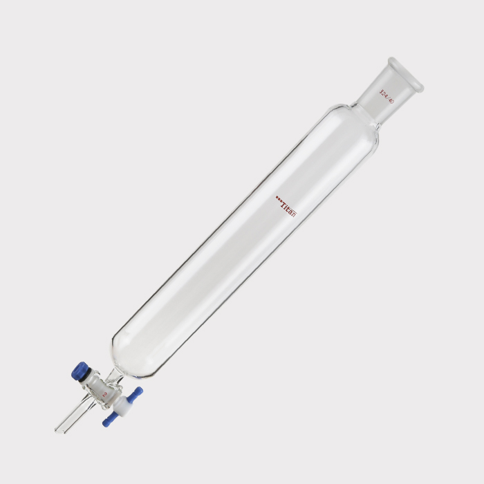 闪式层析柱 外径：46mm，有效长度：254mm，四氟节门孔径：2mm，24/40 特优级 - ACESUN艾斯琳