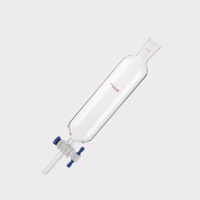 闪式层析柱 外径：60mm，有效长度：203mm，四氟节门孔径：4mm，24/40 特优级 - ACESUN艾斯琳