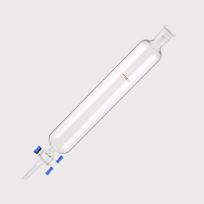 闪式层析柱 外径：60mm，有效长度：305mm，四氟节门孔径：4mm，24/40 特优级 - ACESUN艾斯琳
