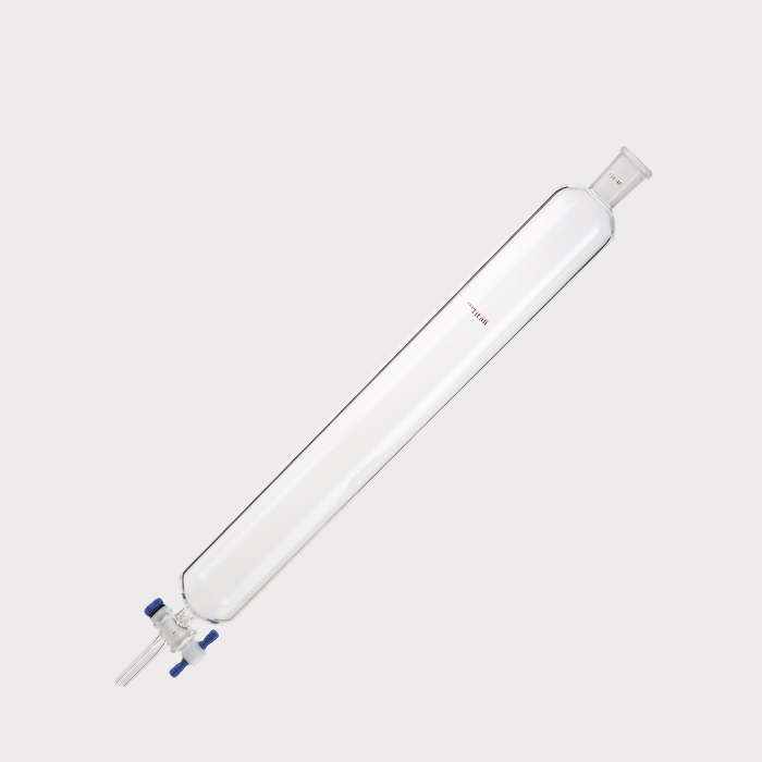 闪式层析柱 外径：60mm，有效长度：457mm，四氟节门孔径：4mm，24/40 特优级 - ACESUN艾斯琳