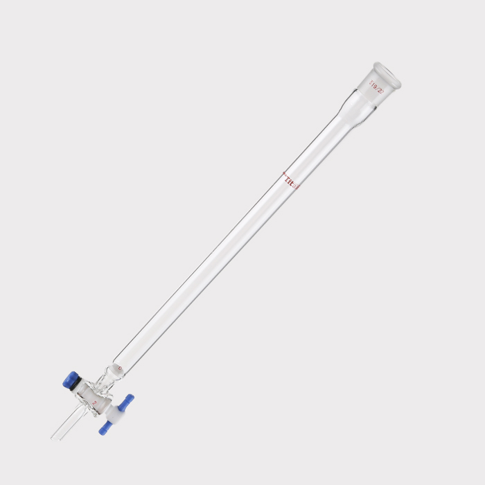具砂板闪式层析柱 G2砂板，外径：17mm，有效长度：254mm，四氟节门孔径：2mm，19/22 特优级 - ACESUN艾斯琳